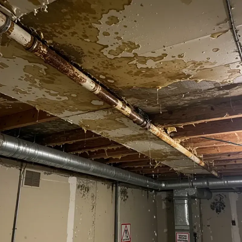 Ceiling Water Damage Repair in La Crosse County, WI